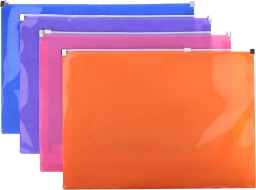 Dokumentmappe med lynlås