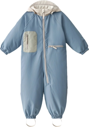 Leokid børne funktionel flyverdragt Color Kit Blue Swell str. 80 (12–18 måneder)