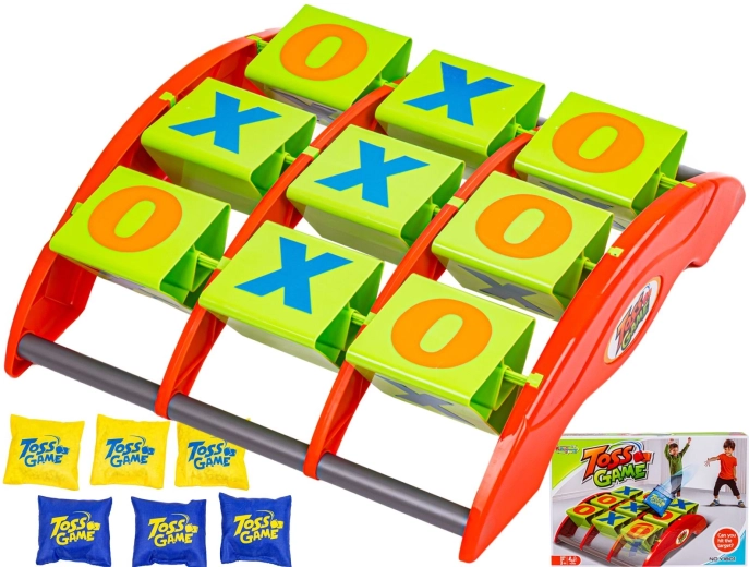 Toss Game kryds og bolle-kastespil til mål – stor version