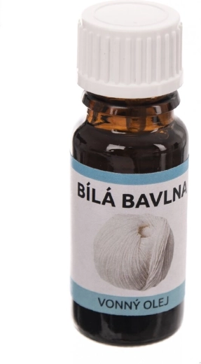 Duftolie til aromalampe hvid bomuld 10 ml