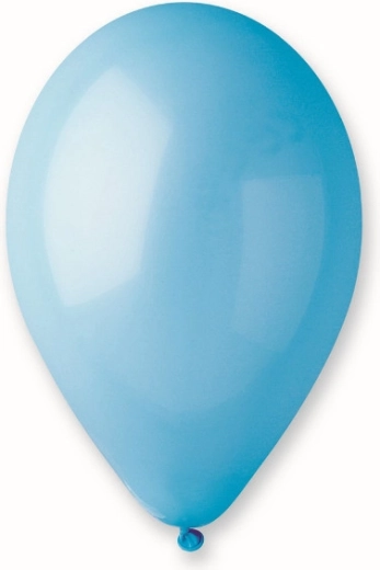 Pastelfarvede balloner 25 cm – lyseblå