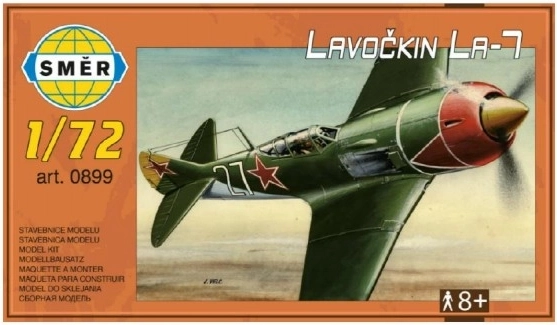 Model fly Lavočkin La-7 i skala 1:72