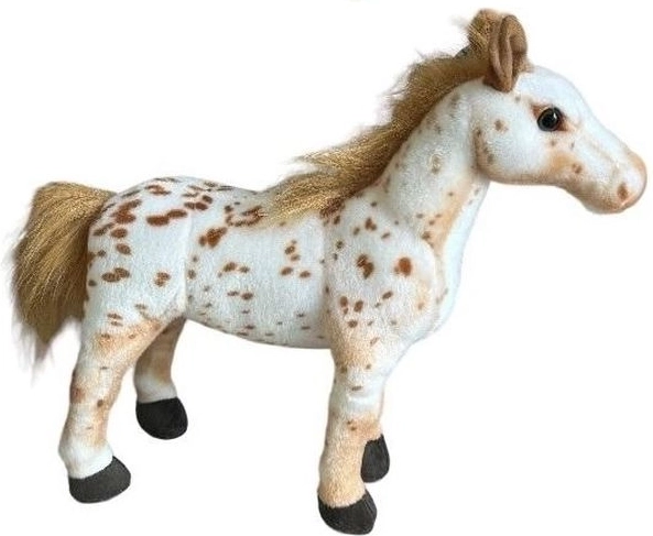 Plys-hest med tarant-mønster 35 cm