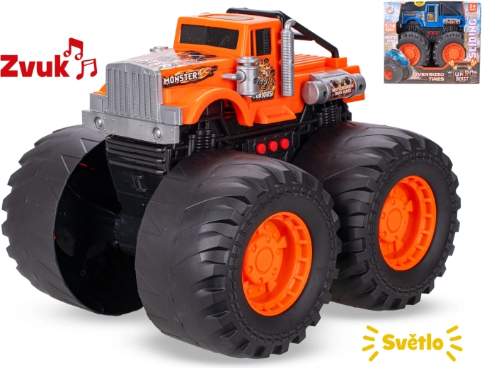 Monstertruck 28 cm med lys og lyde
