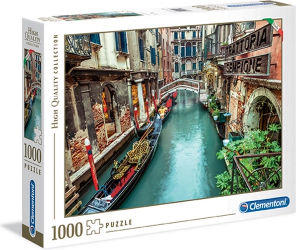 Puslespil 1000 brikker Kanal i Venedig