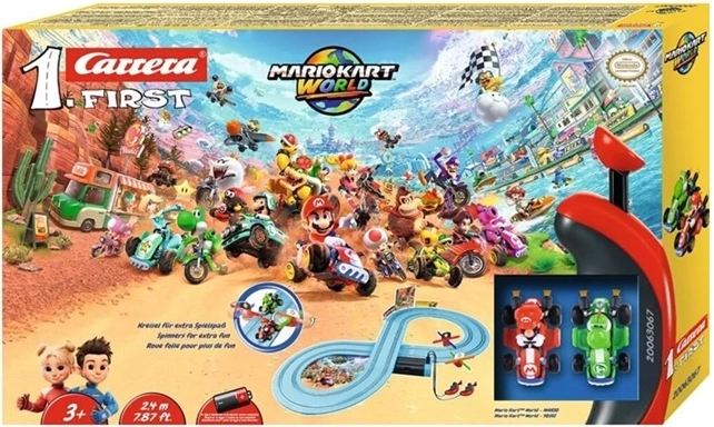 Carrera FIRST Mario Kart Mario vs. Yoshi-bilbane til børn