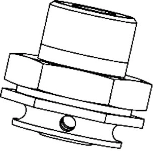 Hjuladapter 17/12 mm BL8 (4 stk.) JAMARA