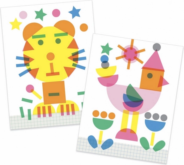 DJECO Kreativ sæt med dyrestempler