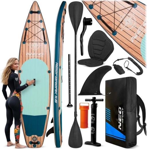 Oppustelig paddleboard Reefbreak 350 × 81 × 15 cm Neo‑Sport