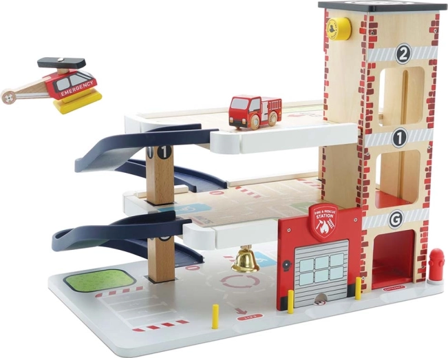 Le Toy Van træ-redningsgarage i flere etager