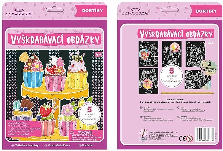 Skrabebilleder Cupcakes CONCORDE