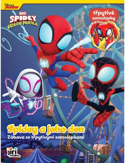 Klistermærkebog Spidey med glitrende klistermærker