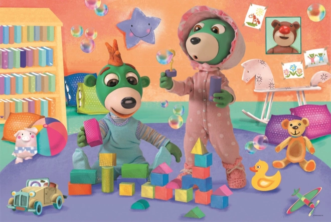 Puslespil Godnat, Treflíci Glade Børneverden MAXI