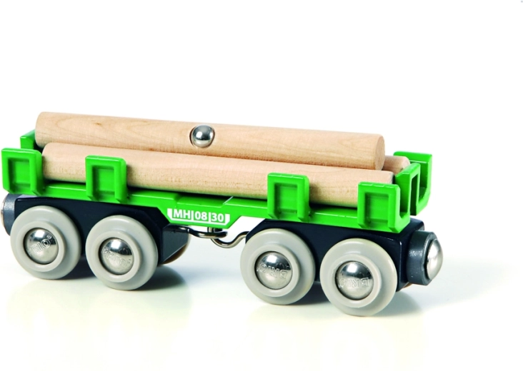 Godsvogn til trætransport med magnetisk mekanisme