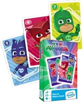 Kortspillet Sorteper PJ Masks (Pyjamamaskerne)