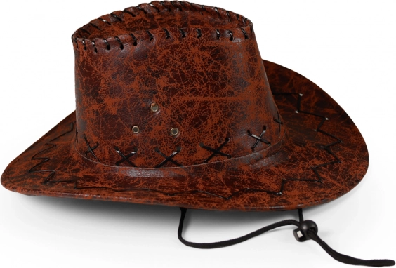 Brun cowboyhat til børn