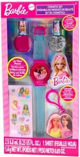 Barbie-kosmetiksæt med lipgloss og neglelakker