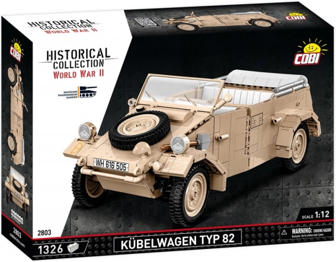 Kubelwagen Personenkraftwagen Type 82 byggeklodser