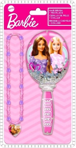 Barbie-halskæde- og hårbørstesæt