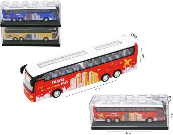 Turistbus 12 cm i æske