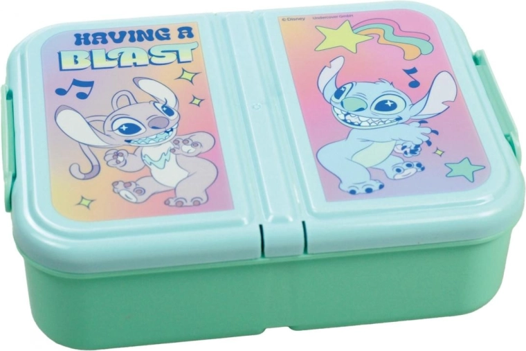 Flerkamret madkasse Disney Stitch