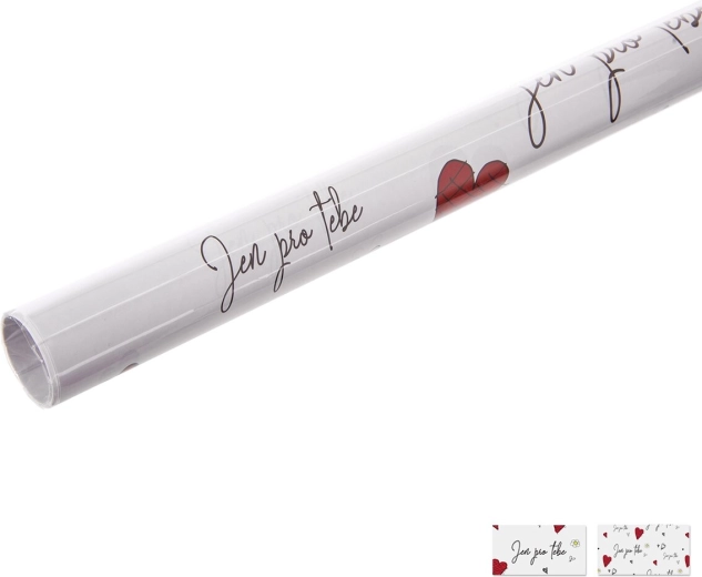 Indpakningspapir Kun til dig mix af motiver CZ 100 × 70 cm 2 stk