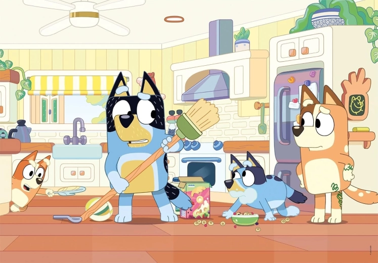 Puslespil CLEMENTONI Bluey 60 brikker