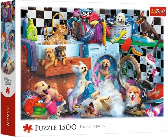 Puzzle Psie szaleństwo 1500 brikker