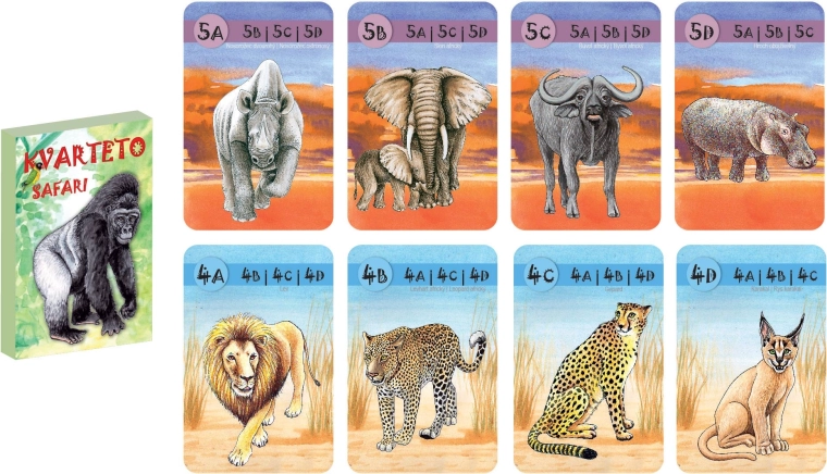 Safari-kvartetkort