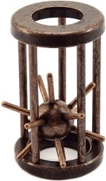 Metalpuslespil pindsvin i bur