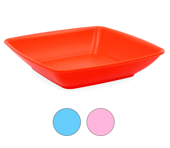 Hobby Life firkantet dyb tallerken 17,5 cm