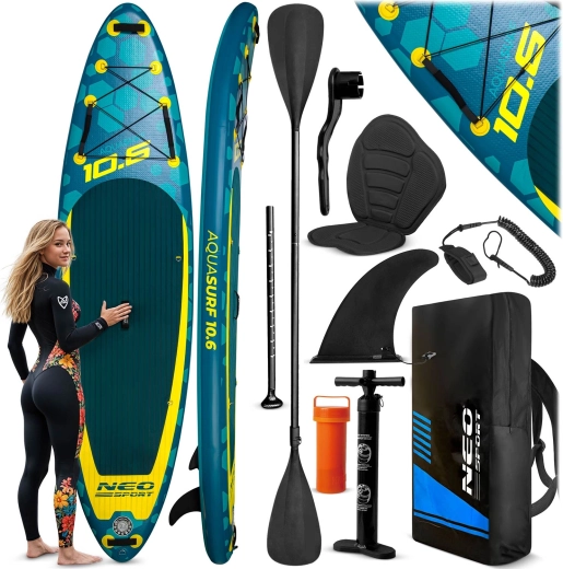 Oppustelig paddleboard Aquasurf 10'6 (320 × 84 × 15 cm) Neo‑Sport