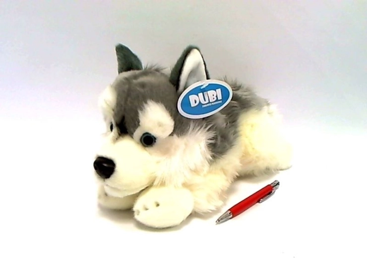 Plys-hund Husky 30 cm