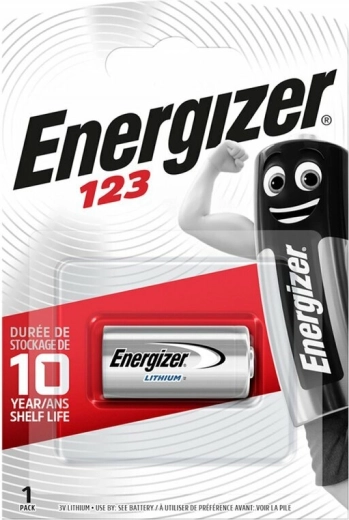 Energizer lithium fotobatteri CR123A 3 V