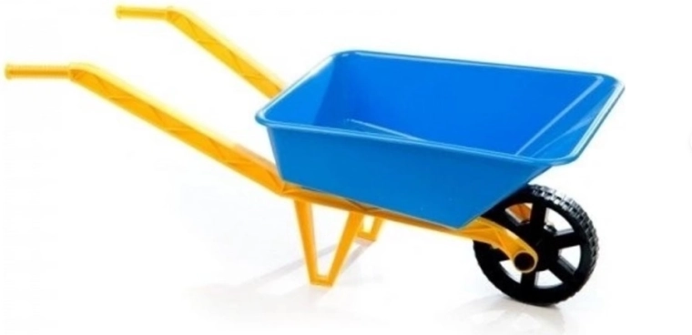Plastisk blåt hjul 70 cm