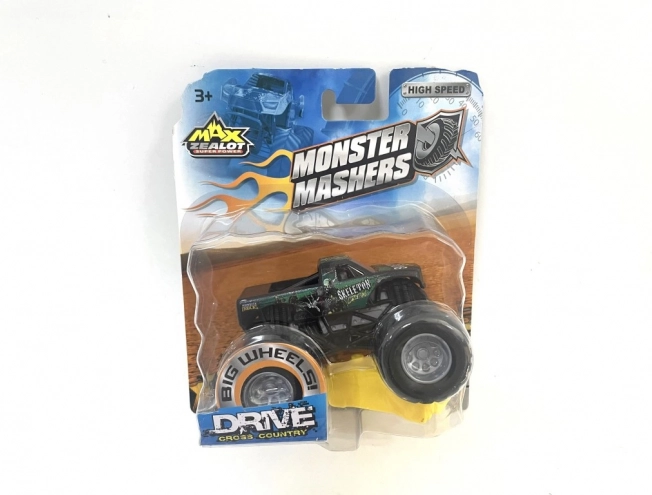 Monsterbil 1:64 med større hjul