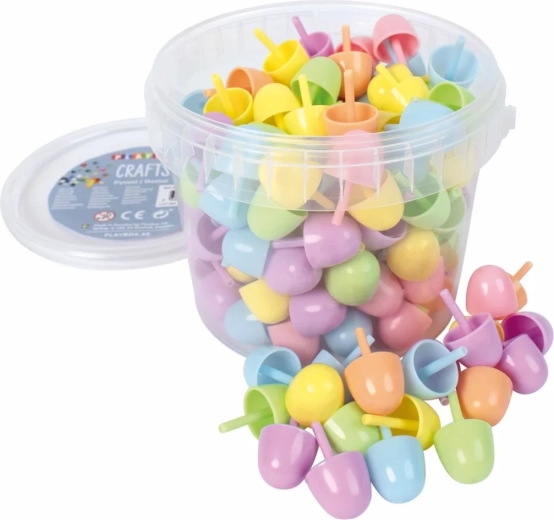 Playbox farverig hattemosaik 125 stk.