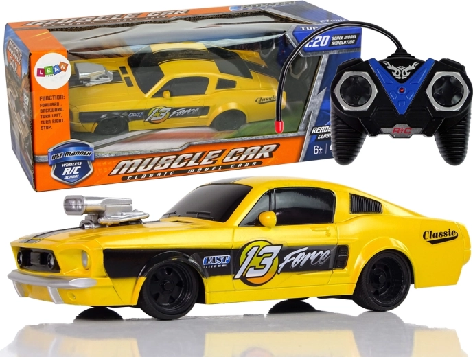 Fjernstyret sportsvogn 1:20 Pilot Yellow