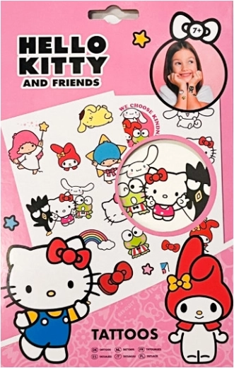 Hello Kitty midlertidige tatoveringer