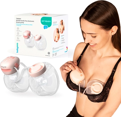 BabyOno Twinny trådløs dobbelt elektrisk brystpumpe