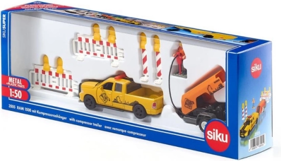 Siku RAM 1500 med kompressor og tilbehør
