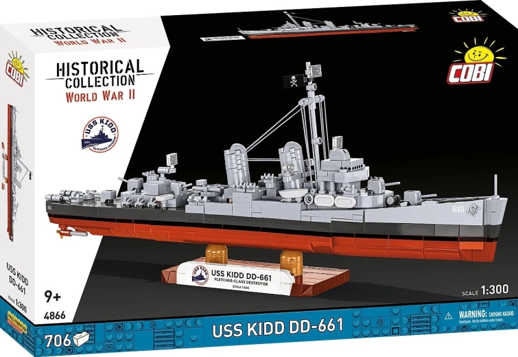COBI byggesæt USS Kidd (DD-661)