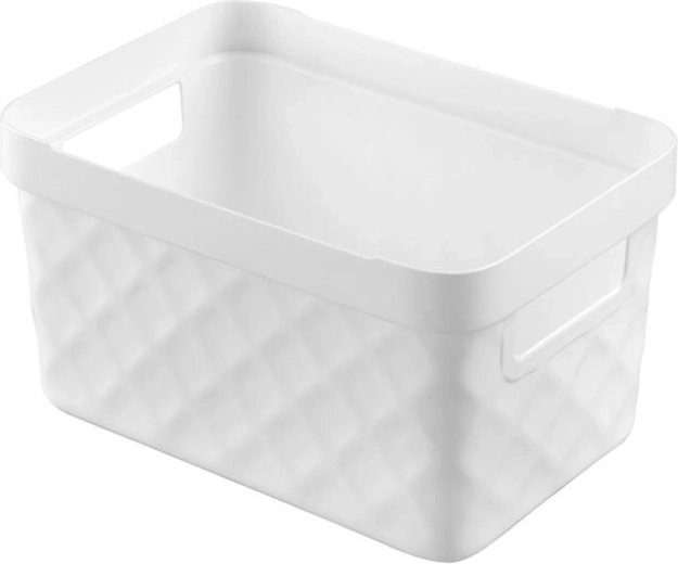 Plastikkurv HEIDRUN 18 × 27 × 14 cm – mix farver