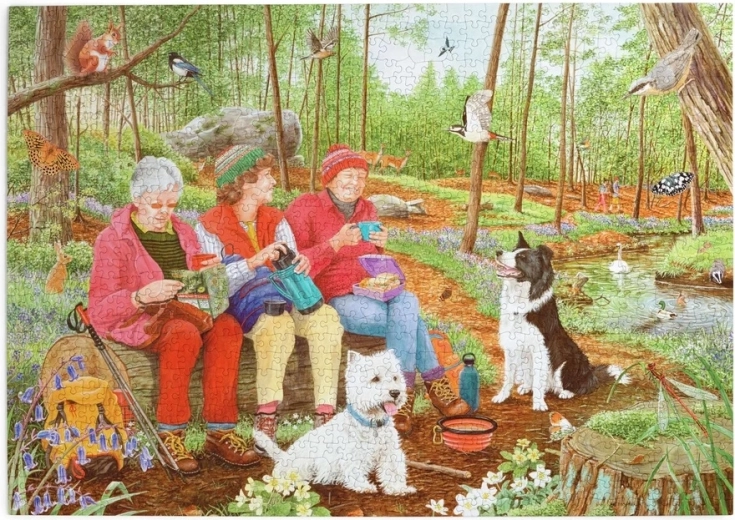 House of Puzzles-puslespil Te-tid 1000 brikker