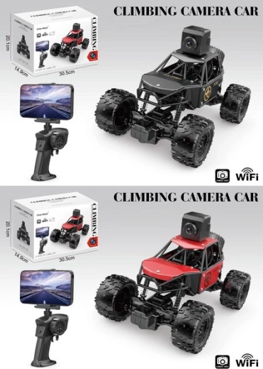 RC-terræn-crawler STAR med Wi‑Fi-kamera, sort