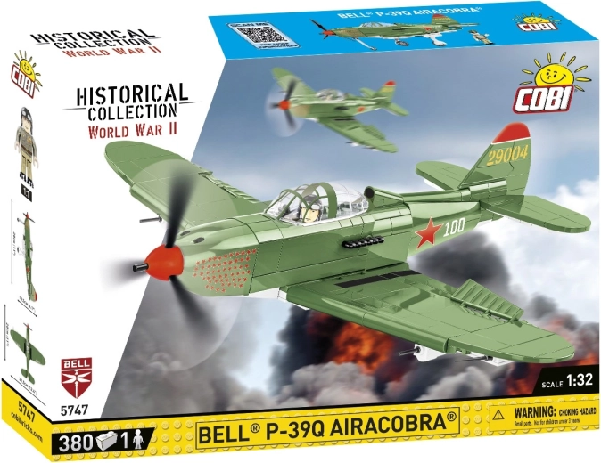 Cobi Bell P-39Q Airacobra byggesæt 1:32 (380 dele)