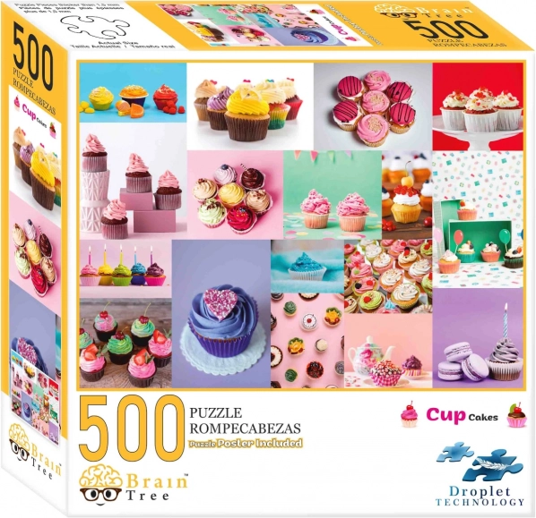 Puslespil Cupcakes 500 Brikker