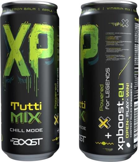 XP BOOST drink børne-urtefrugtdrik Tutti mix 330 ml