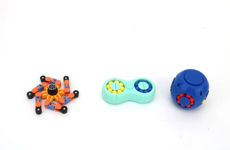 Brain puzzle hjernevridere: slange, terning og kugle - 1 stk.