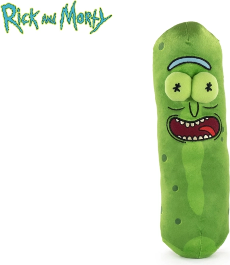 Plyslegetøj Pickle Rick 30 cm – RICK OG MORTY